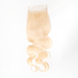 Closure Top Virgin Body Waves Blonde (613)